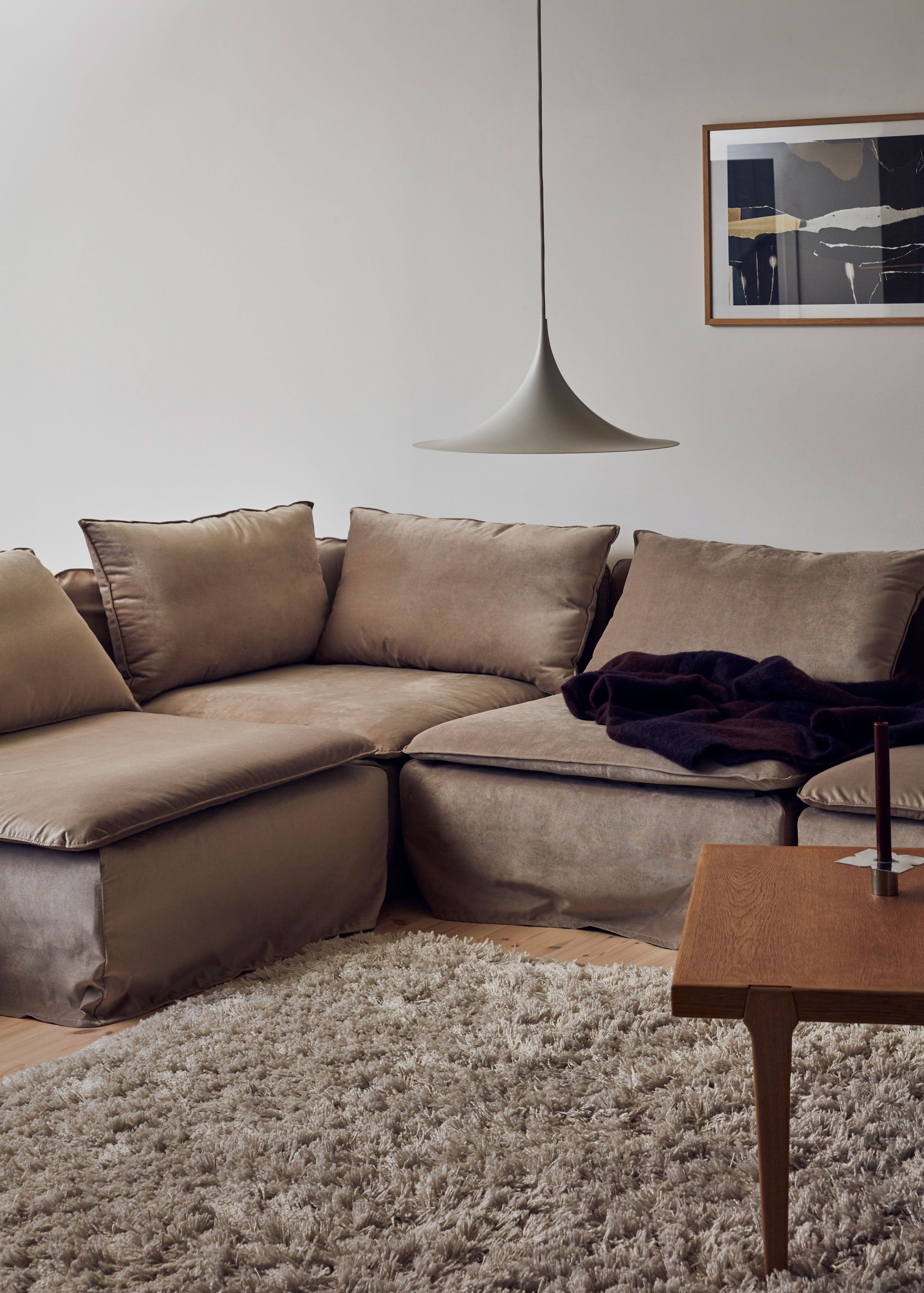 モタク【美品】IKEA SÖDERHAMN コンパクトソファ ベージュ SÖDERHAMN compact 3-seat sofa with open end, Fridtuna light beige
